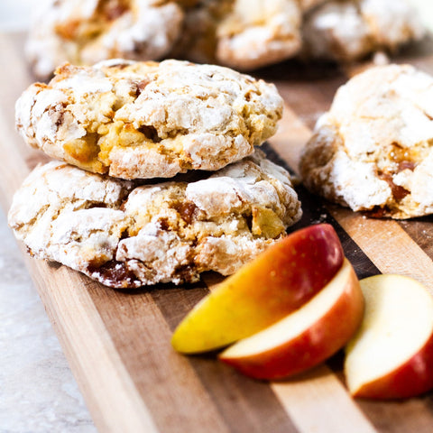 Caramel Apple Gooey Butter Cookies