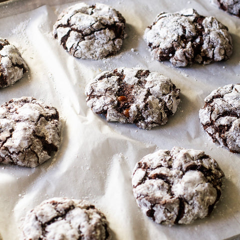 Turtle Gooey Butter Cookies