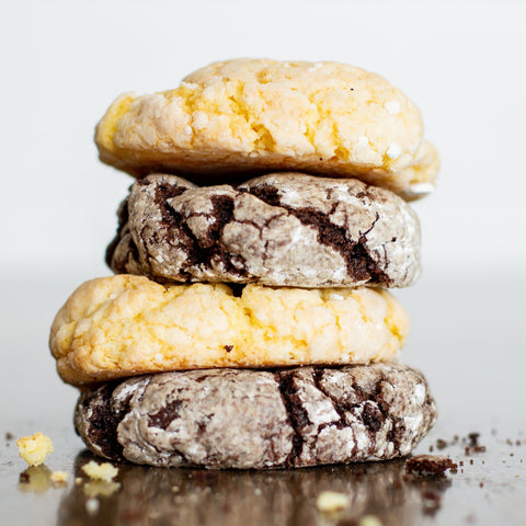 A box of assorted Gooey Butter Cookies