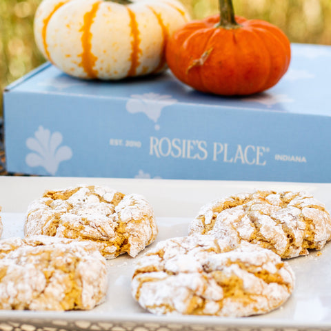 Pumpkin Gooey Butter Cookies